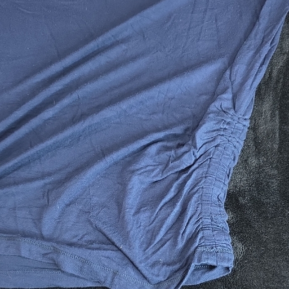 Max Studio Navy Blue Tee - Picture 3 of 5